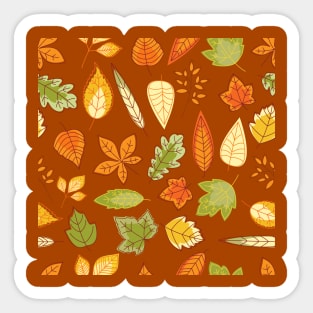 Fall Autumn Pattern Sticker